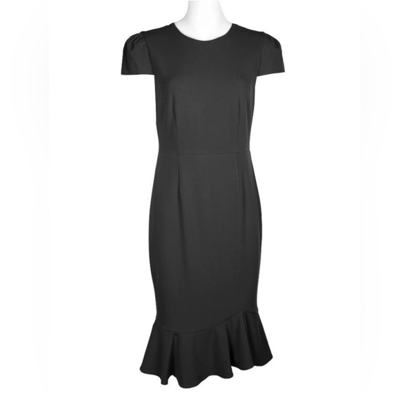 Sage Collective Dresses & Skirts - NWT Sage Collective ruffle hem black dress Sz 14